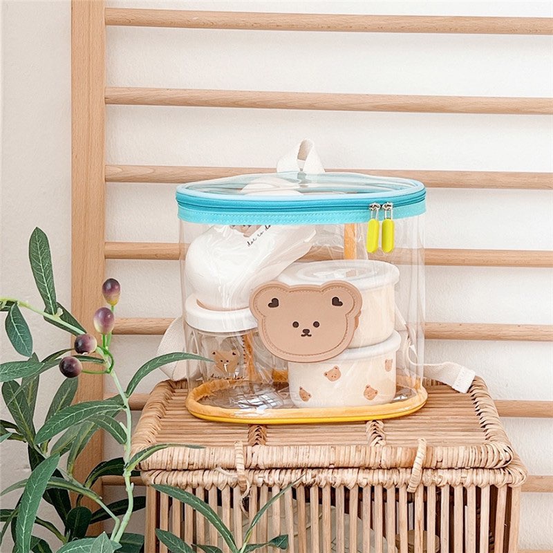 Túi cầm tay trong hình gấu thỏ hổ cực đáng iu cho bé