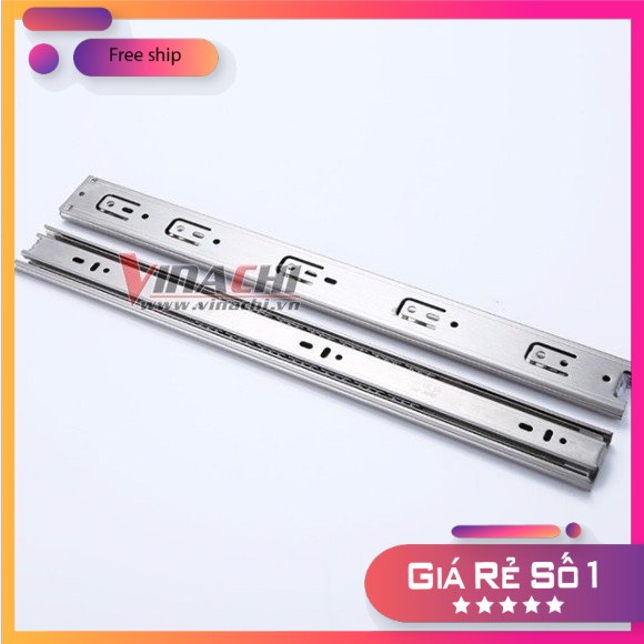 RAY TRƯỢT BI 3 TẦNG INOX - BỘ 2 CÁI