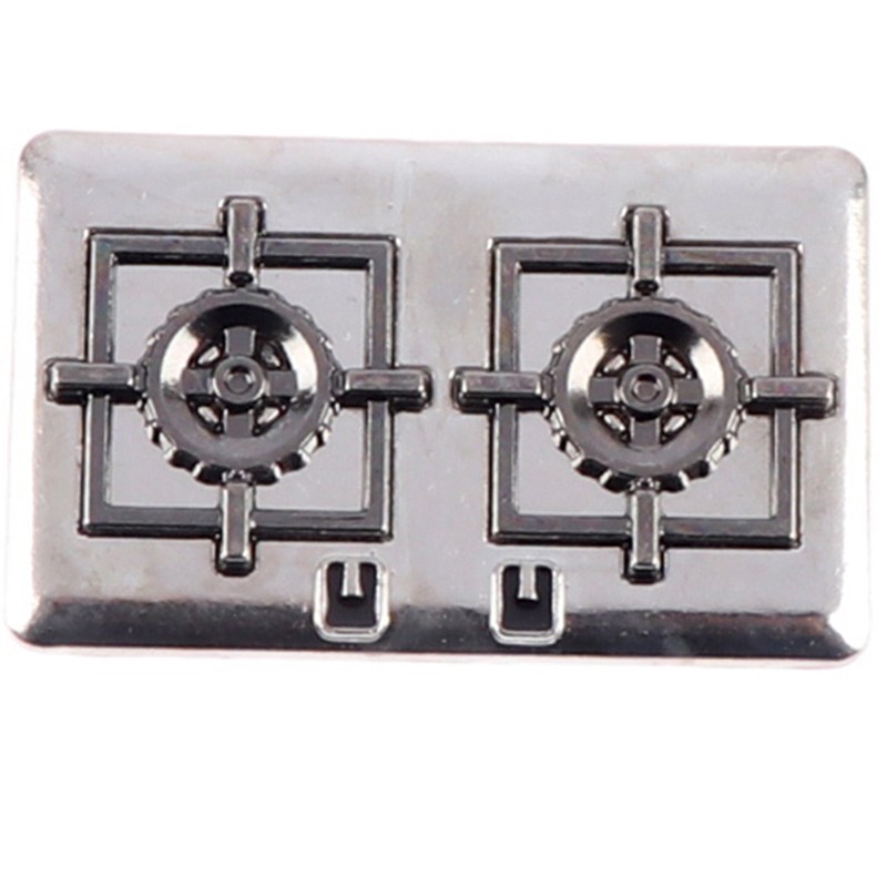 1 Bộ Bếp Ga Đồ Chơi Cho Nhà Búp Bê Tỉ Lệ 1: 1