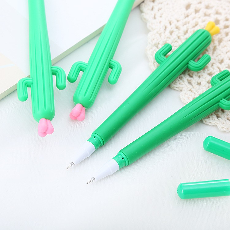 Bút bi hình cây xương rồng - Thỏ Hồng