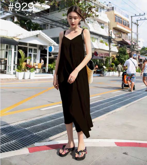 Đầm maxi đan dây lưng (có ảnh thật)