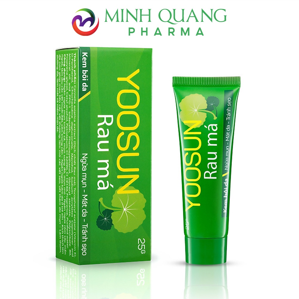 Kem YOOSUN RAU MÁ dịu mát da do cháy nắng, bỏng nhẹ tuýp 25g