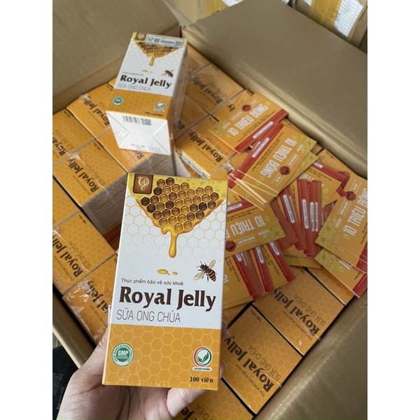 VIEN SỮA ONG CHÚA ROYAL JELLY - 1 HỘP 100v.