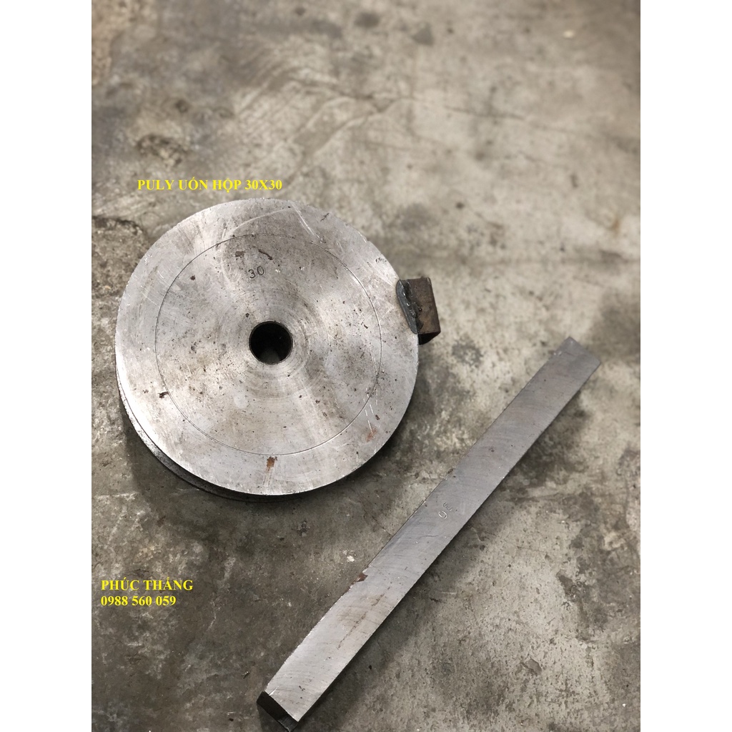 Puly uốn hộp 30x30 - Dụng cụ uốn ống hộp - Vam tay uốn ống hộp