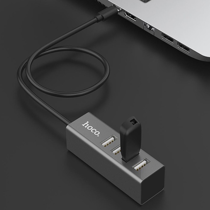 HUB USB Type C 4 cổng Hoco HB1 2.0 Chính Hãng