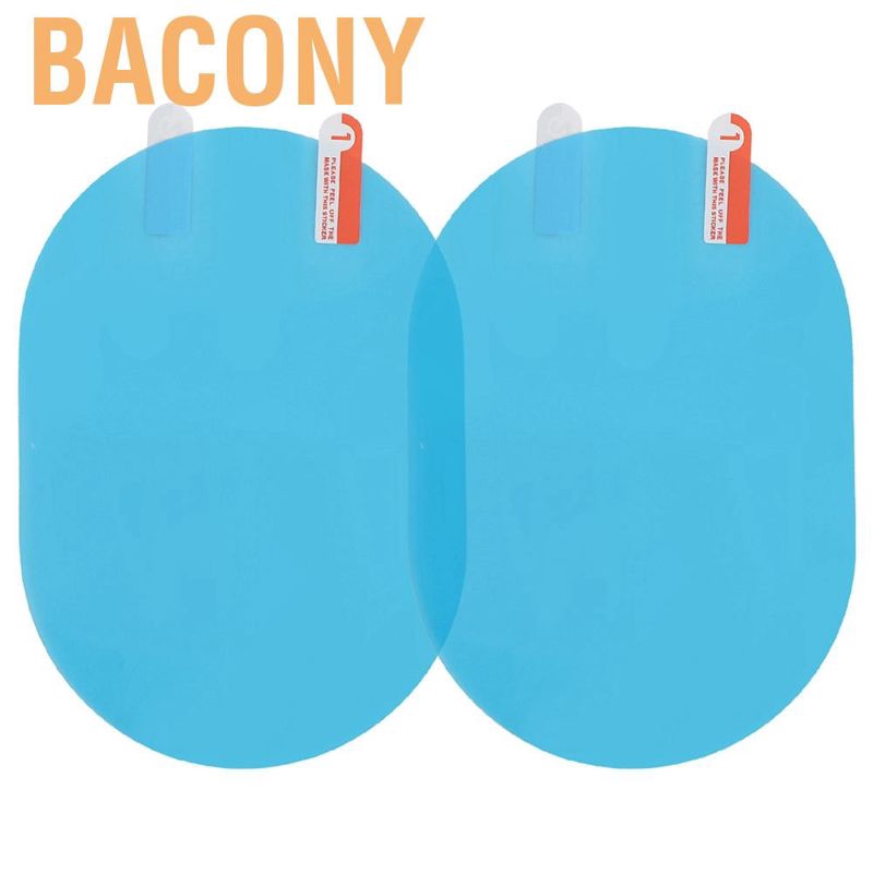 Miếng film 100x145mm hình oval chống nước chống sương dán kính chiếu hậu oto Bacony | BigBuy360 - bigbuy360.vn