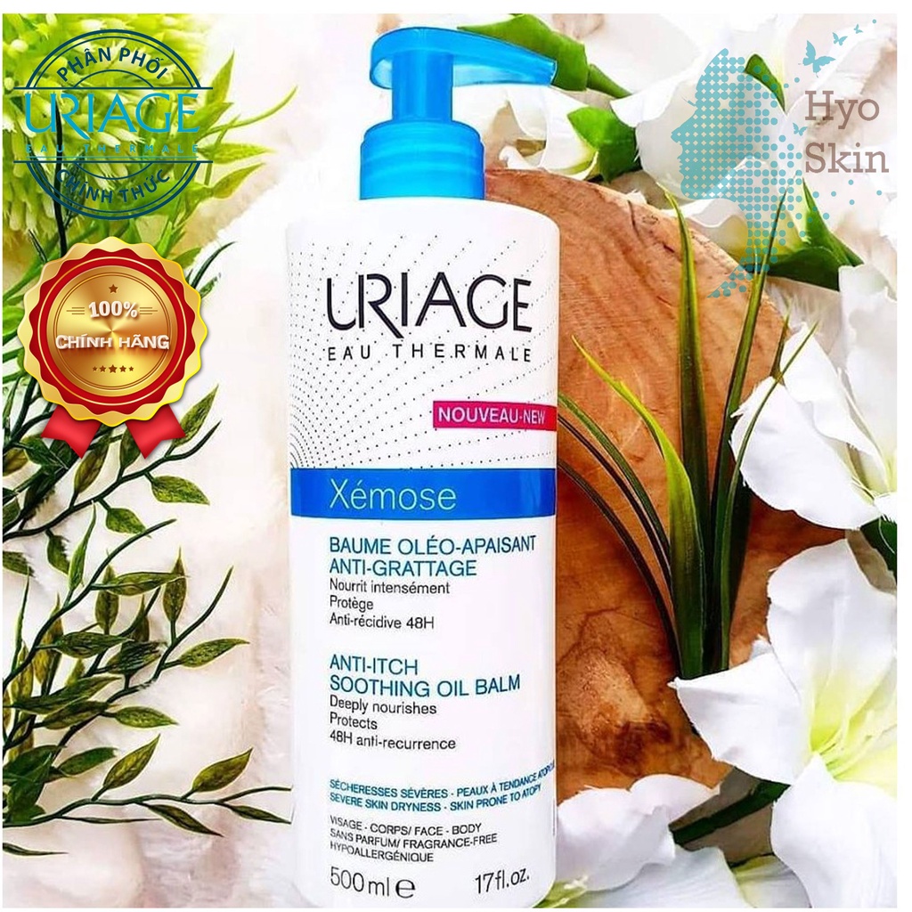 Kem Sáp Dưỡng Ẩm Cho Da Khô, Ngứa, Chàm  URIAGE XEMOSE BAUME OLEO APAISANT ANTI-GRATTAGE