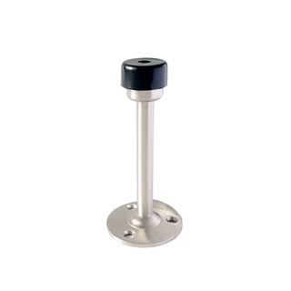 Móc treo trơn 90mm INOX NHÁM đầu đen chống đập cửa WC