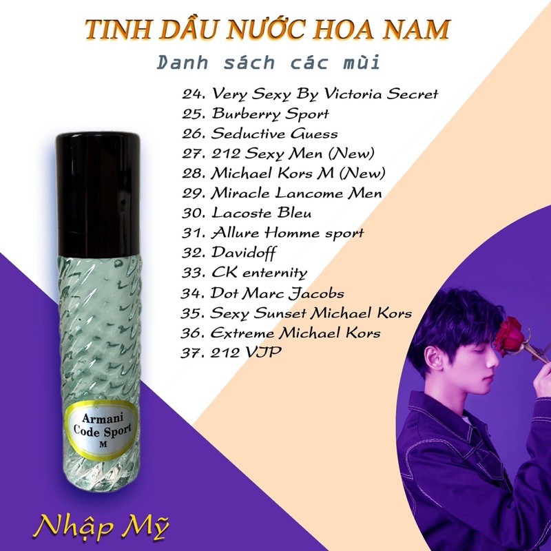 TINH DẦU NƯỚC HOA NAM GUCCI GUILTY