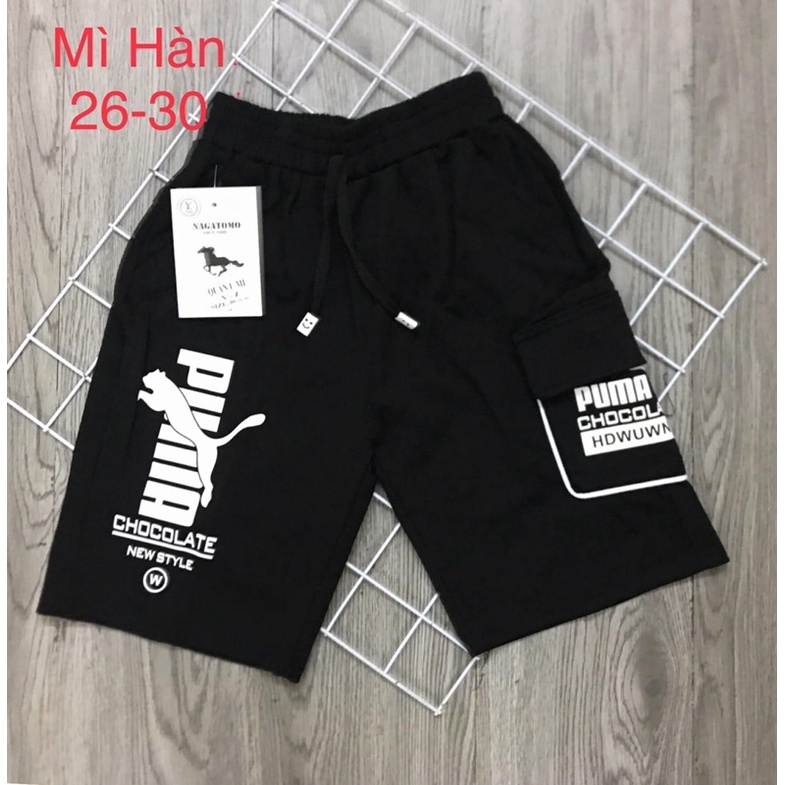 Quần ngố cho bé trai thiết kế túi hộp siêu chất