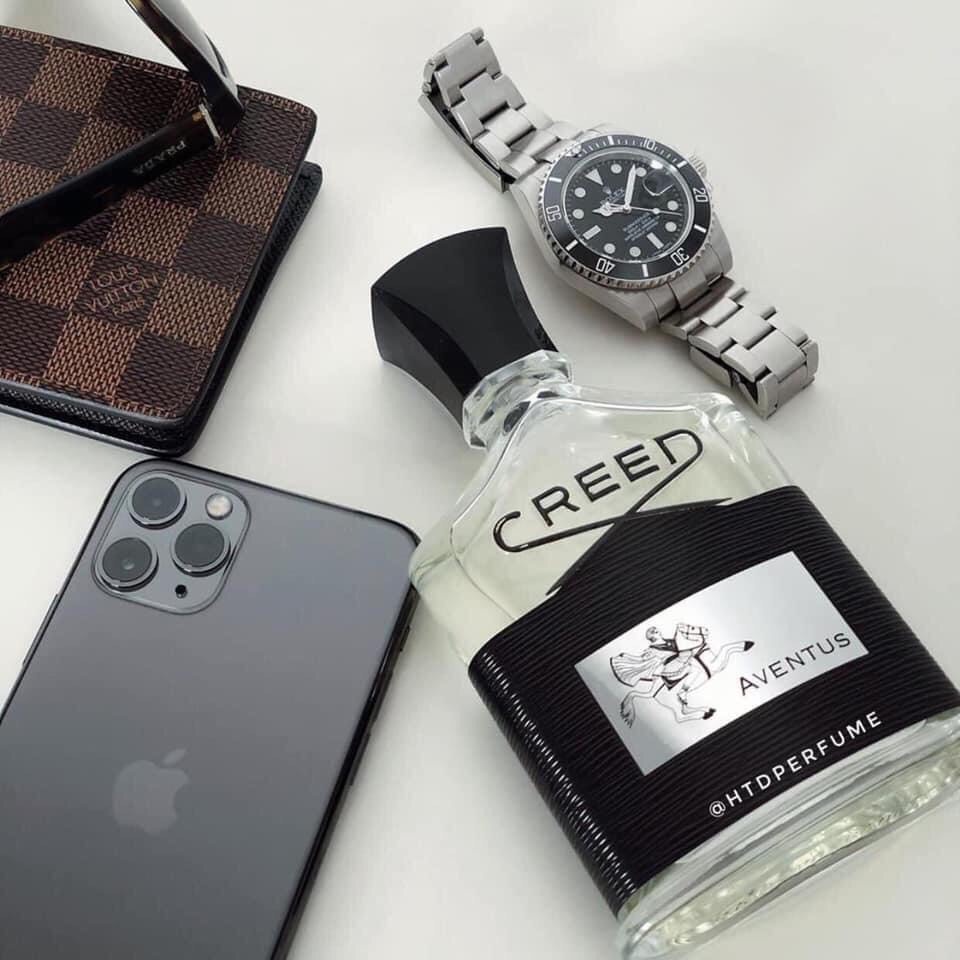Nước Hoa Tinh Dầu Thơm Nam Creed Aventus Đen EDP 100ml Mạnh Mẽ Cuốn Hút Lưu Hương Lâu