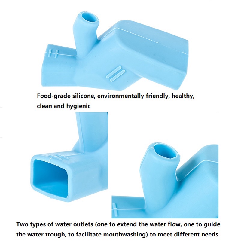 1 Đầu Nối Dài Vòi Nước Rửa Tay Bằng Silicone Điều Chỉnh Được