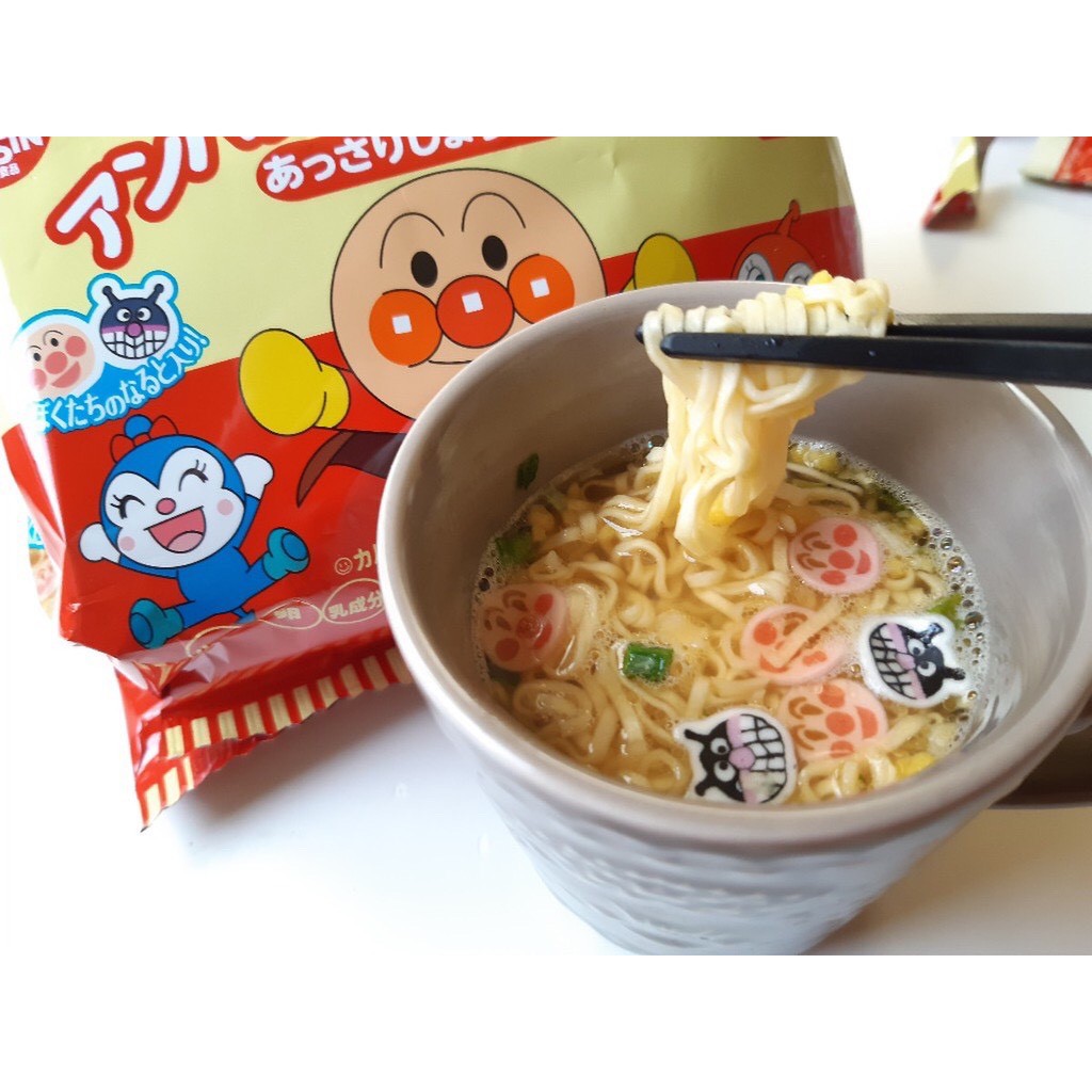 MÌ CHÚ HỀ ANPANMAN NISSIN NHẬT BẢN 90g (3gói x30g) MỲ CHÚ HỀ