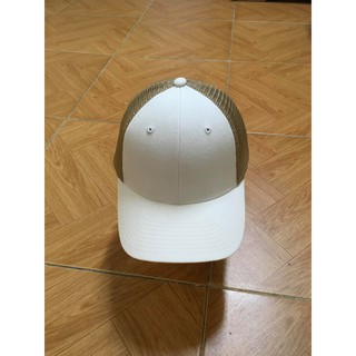 [HOT] 🌈Freeship🌈Mũ lưỡi trai Hàn Quốc màu trắng, lưới be