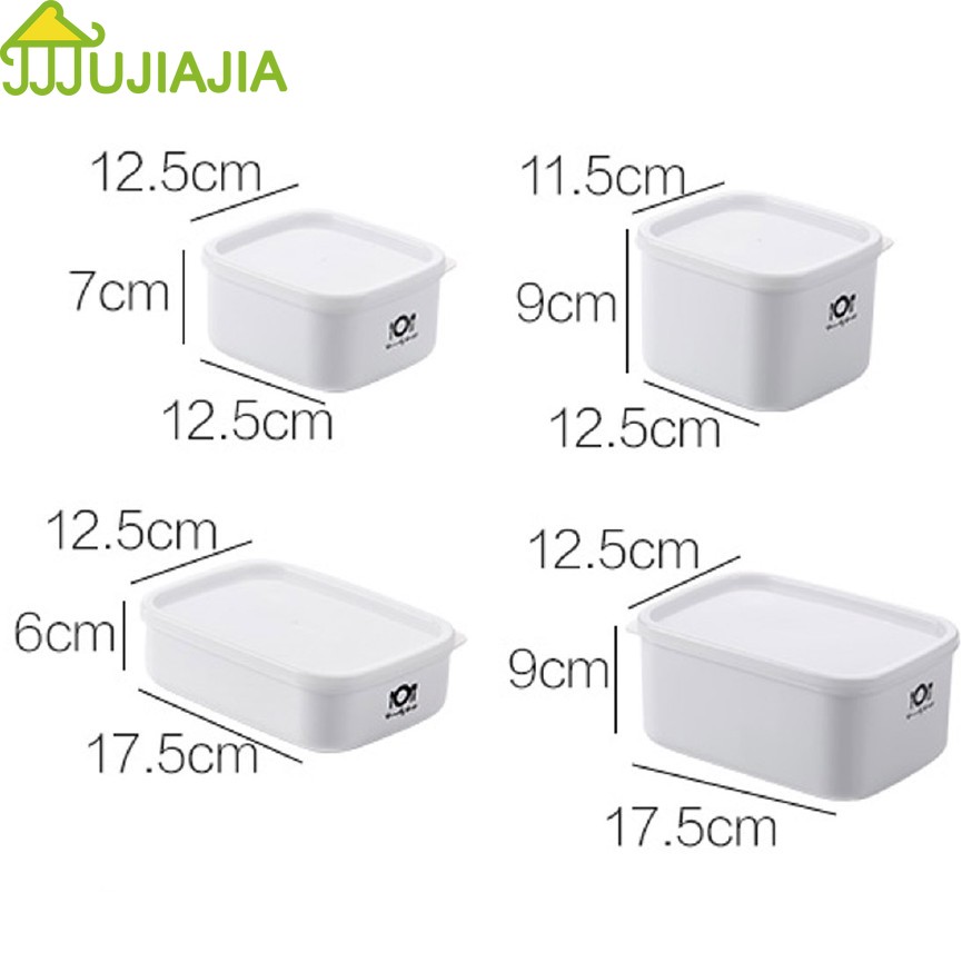 JUJIAJIA Hộp Đựng Thức Ăn Bằng Nhựa Có Thể Sử Dụng Trong Lò Vi Sóng (Có Bán Cả Set)