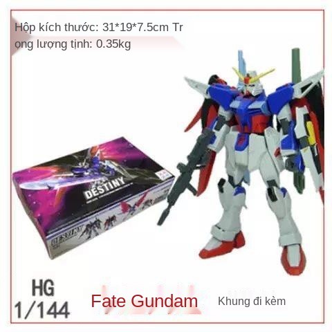 △✻⊕Bộ lắp ráp mô hình HG Gundam 7000r Freedom Destiny Angel Lord Three Kingdoms Unicorn Play <