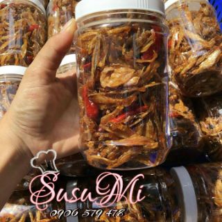 Hủ 500g cá cơm cháy tỏi ớt