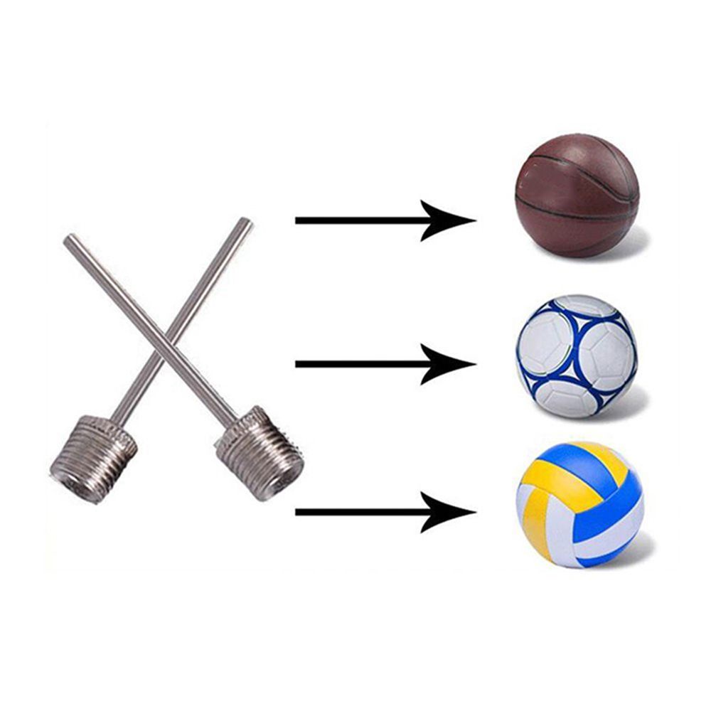 Set 10 kim bơm bóng rổ/bóng đá/bóng chuyền nhiều màu tiện dụng