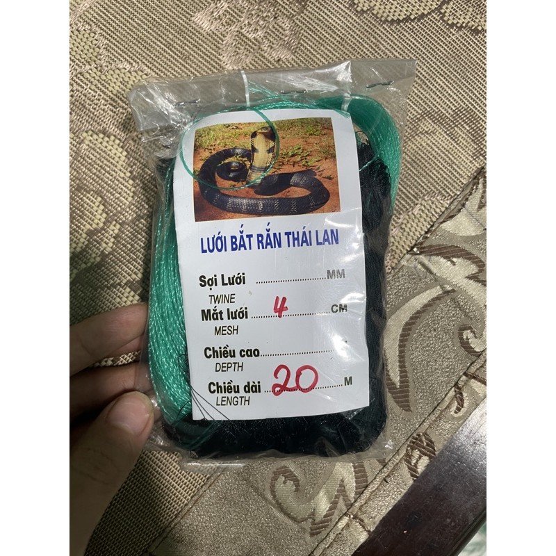 lưới bẫy rắn tàng hình thái lan 10-20m