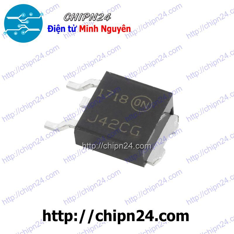 [2 CON] Transistor Dán MJD42C TO-252 PNP 6A 100V (SMD Dán) (MJD42 J42CG TIP42C TIP42)
