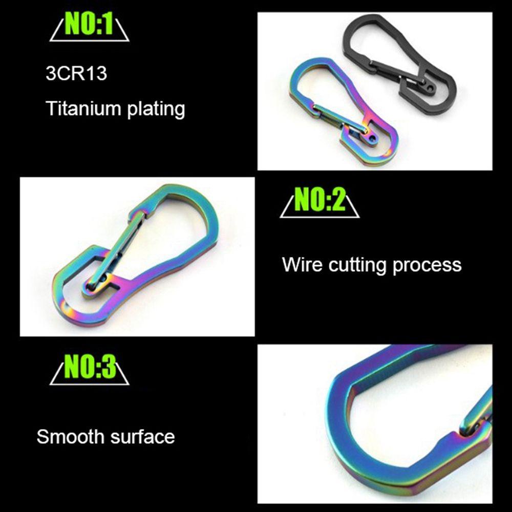 Móc Chìa Khóa Mạ Titan Dùng Leo Núi