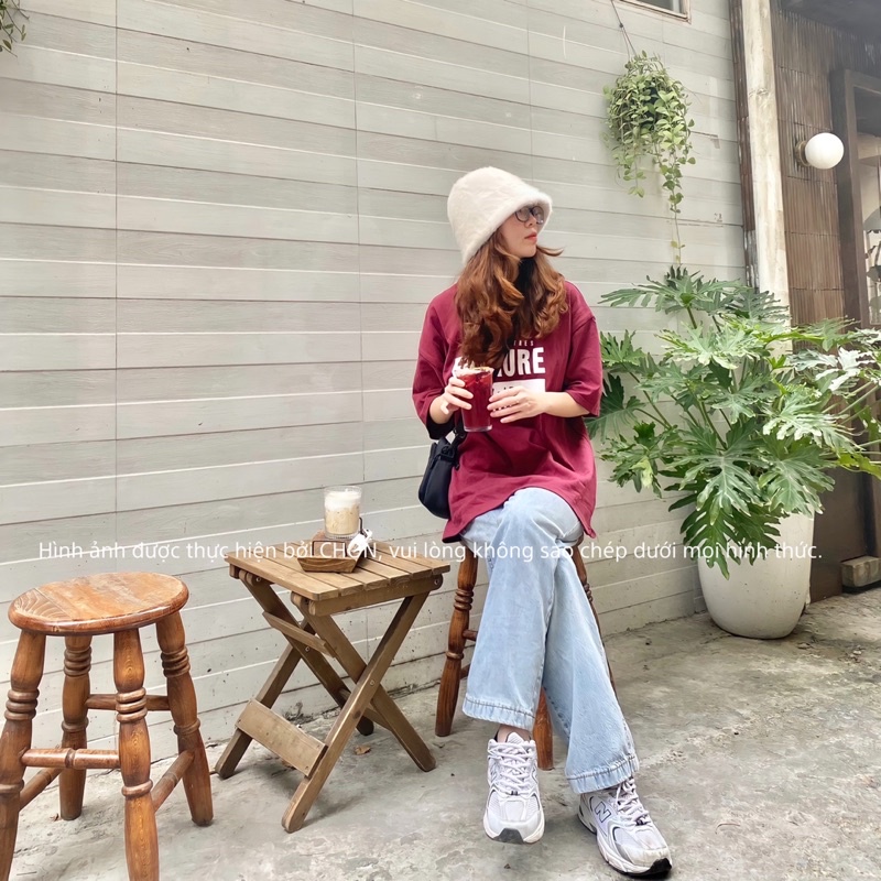 Áo thun 3158 MÀU ĐỎ hàng loại 1 chất dày dặn Cotton Unisex CHÒN CLOTHING