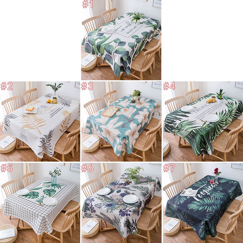 Printed tablecloth home decoration cloth rectangular table cover cloth