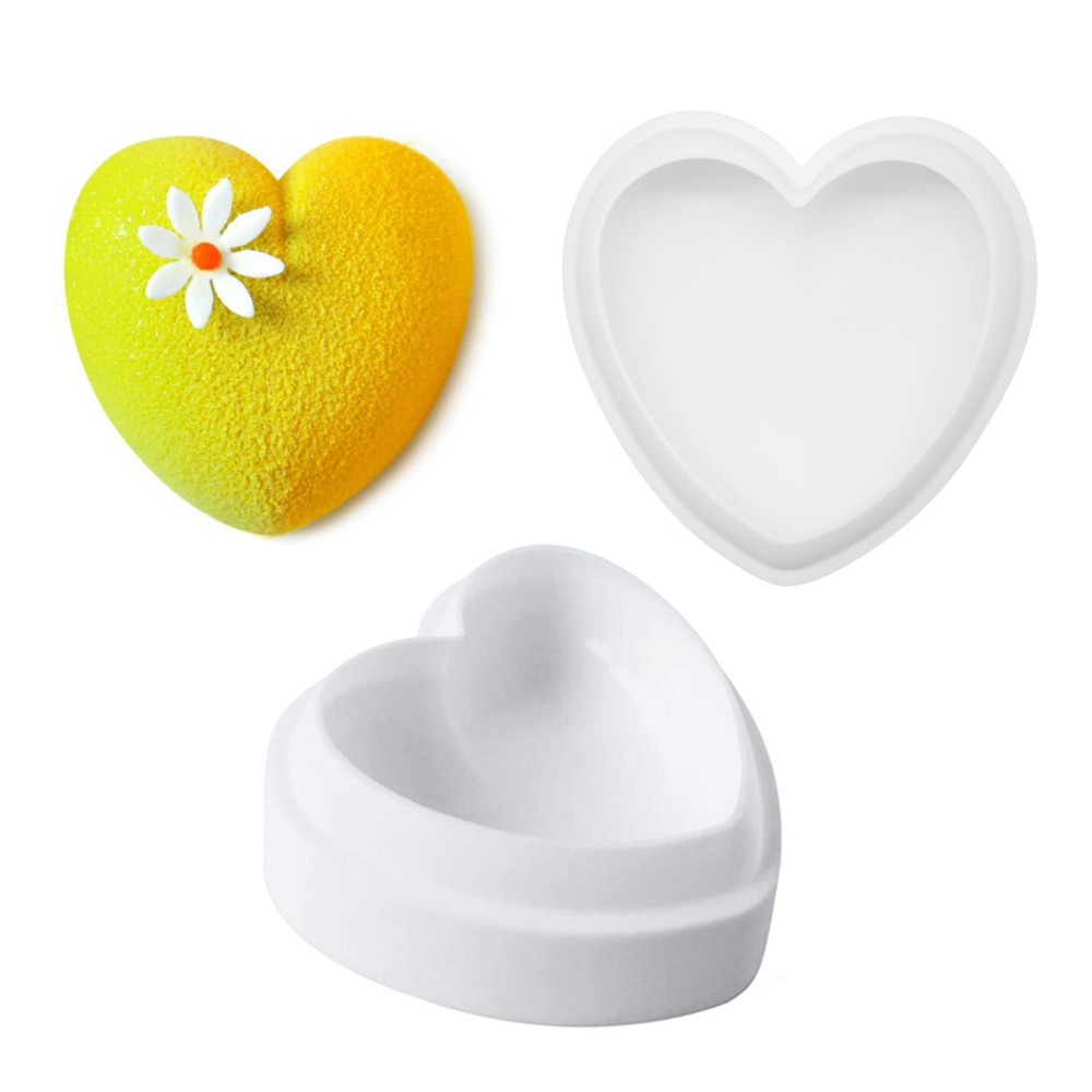 Khuôn silicone làm bánh mousse/món tráng miệng bằng silicone cấp thực phẩm 3d nhiều màu sắc tiện lợi cho nhà bếp