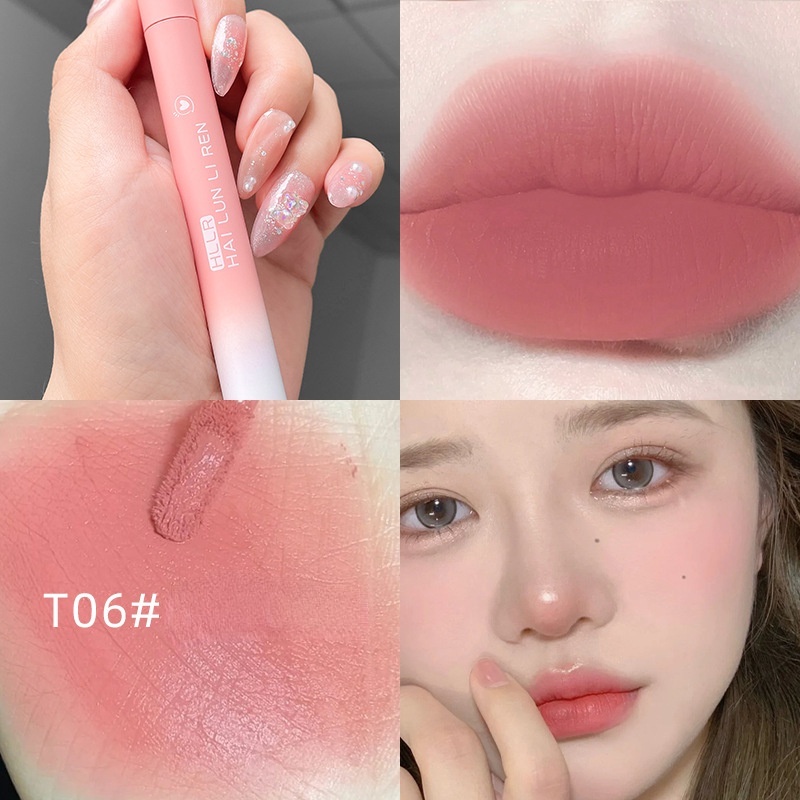 [Hàng mới về] Son kem lì Hllr lên màu đẹp và làm trắng môi tiện dụng | BigBuy360 - bigbuy360.vn