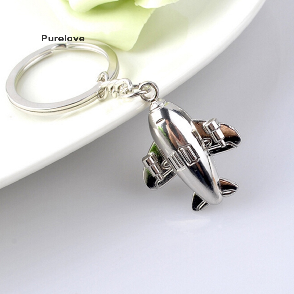 Móc Khóa Kim Loại Hình Máy Bay Độc Đáo