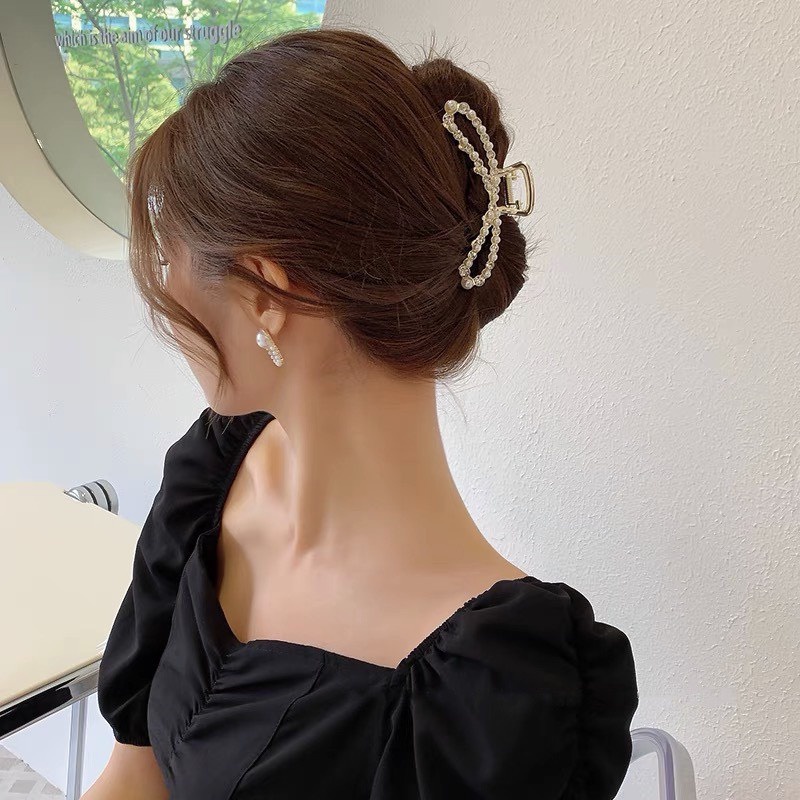 Kẹp Tóc Cho Bạn Nữ Hình Cánh Chuồn Phong Cách Tiểu Thư