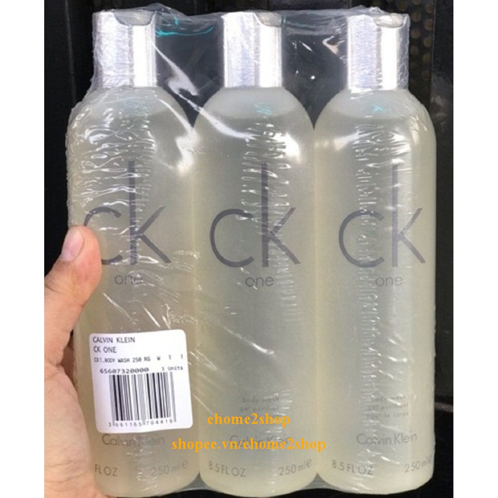 Gel Tắm 250ml Calvin Klein CK One Hương Nước Hoa shopee.vn/ehome2shop.