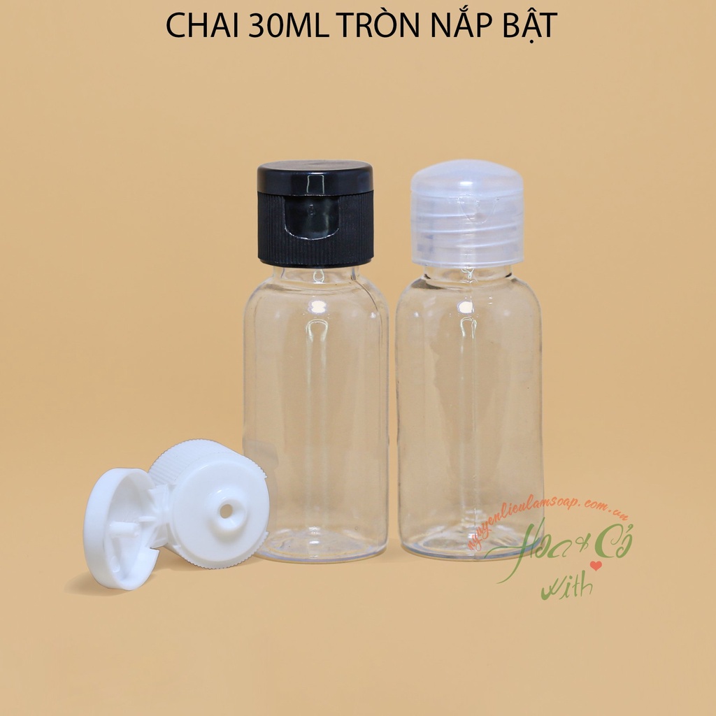 Chai Nhựa 30ml Vai Tròn/Vai Ngang Phi 20