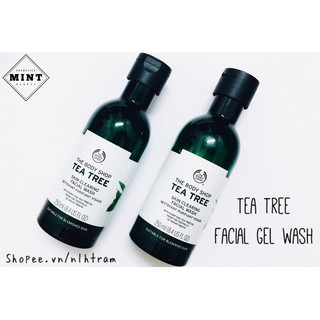Gel rửa mặt Tea Tree 250ml/ 400ml The Body Shop