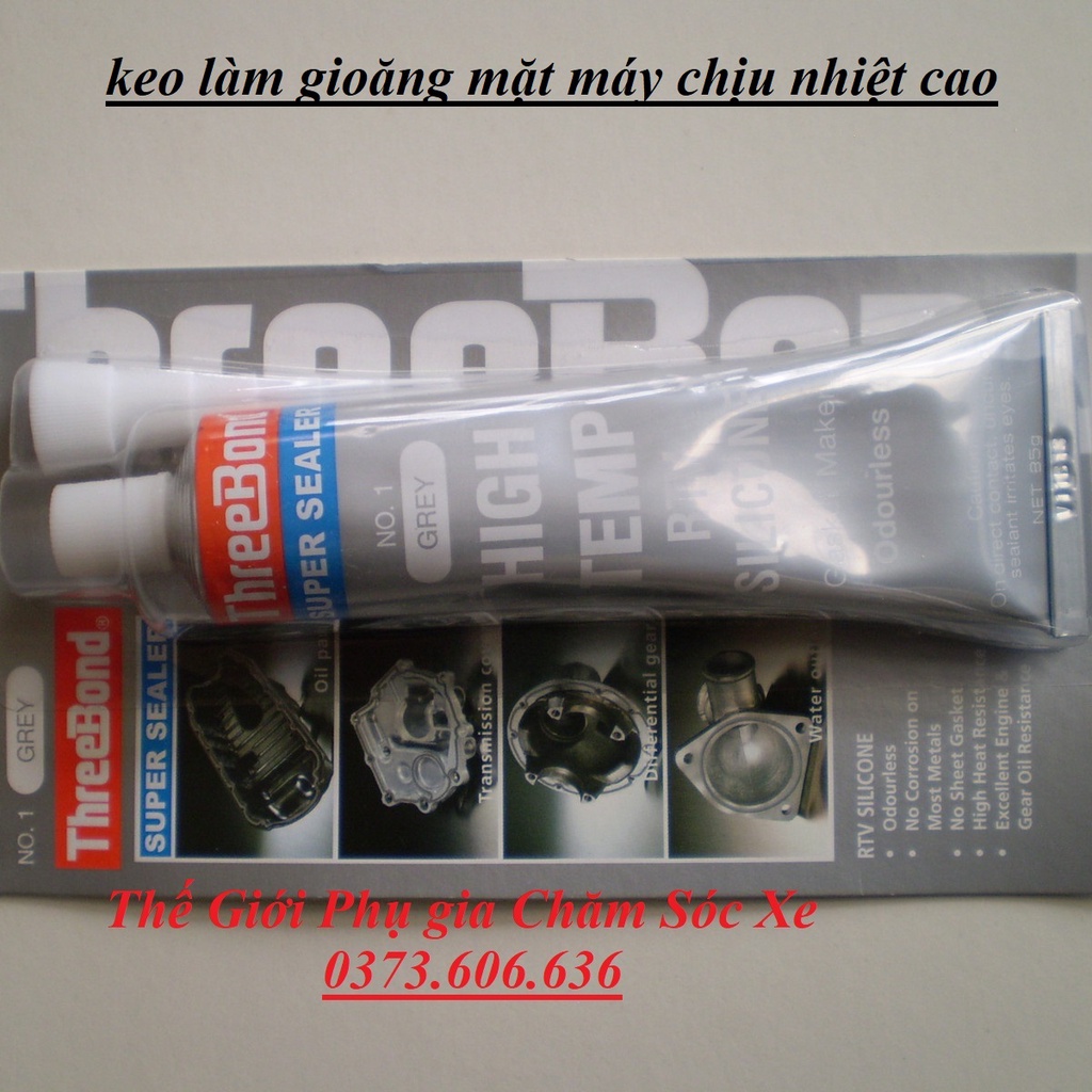 Keo Tạo Gioăng Mặt Máy Chịu Nhiệt Độ Cao Threebond 85g Chính hãng Thái Lan