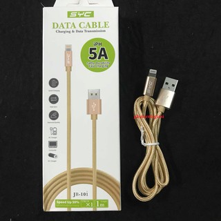 XÃ HÀNG THANH LÝ Cáp sạc SYC JB10 dây dù dài 1M