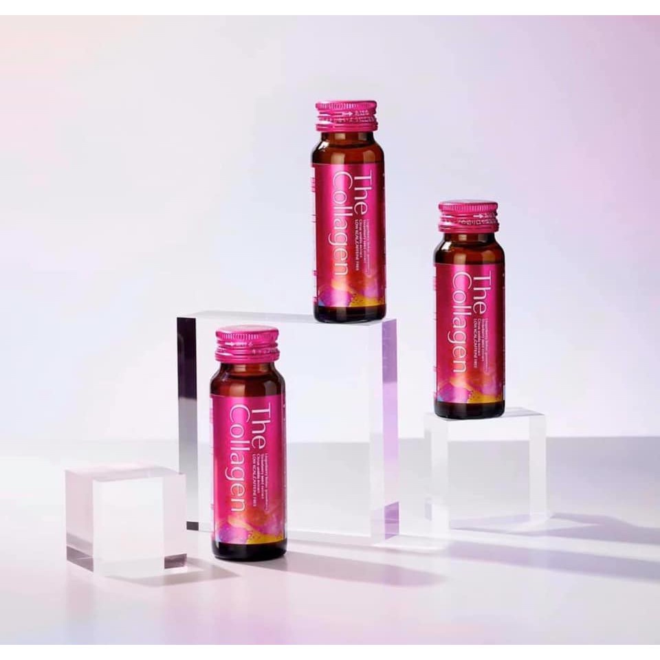 The Collagen Shiseido Nhật bản  1 hộp 10 lọ đẹp da căng bóng mịn