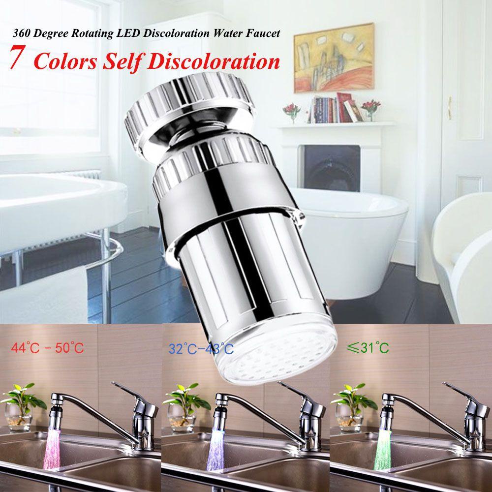 Gia Súc Gia Súc 360 Độ° Vòi Nước Có Đèn LED Chất Lượng Cao