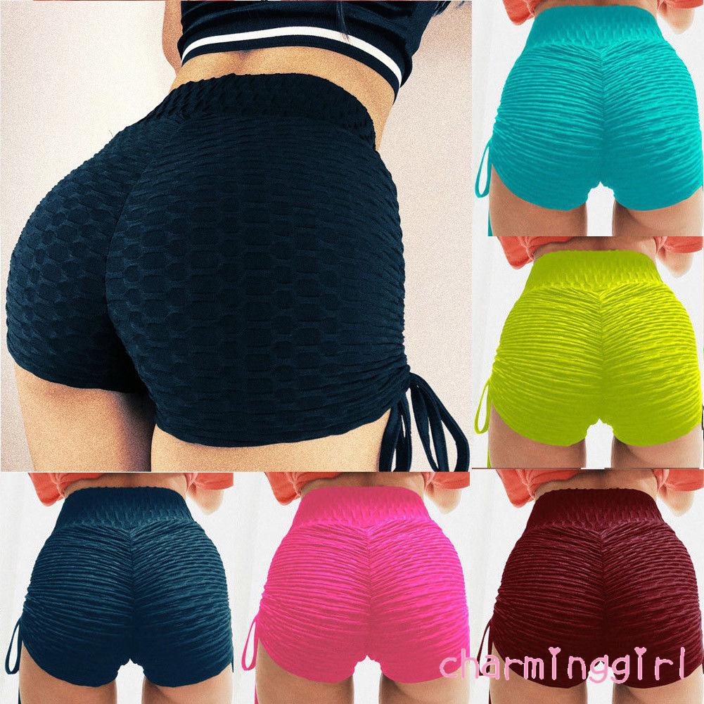 GIH-Heartell Women´s Jacquard Side Bandage Athletic Shorts Fashionable Casual | BigBuy360 - bigbuy360.vn
