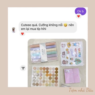 (80 tờ) Giấy nhớ note vuông hoạt hình 8*8cm