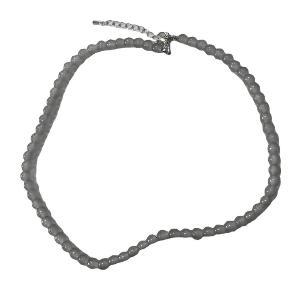 Vòng Cổ Chuỗi Hạt Trong Suốt Phong Cách Hàn Quốc 19A1261