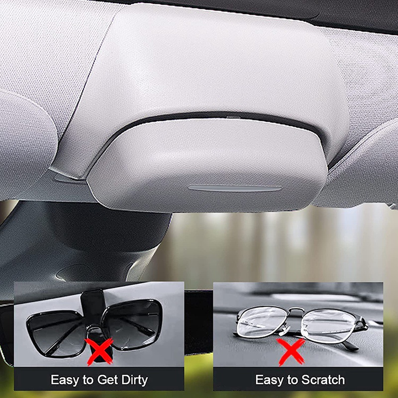 Hộp Đựng Mắt Kính Gắn Nóc Xe Hơi Tesla Model Y 2020-2022