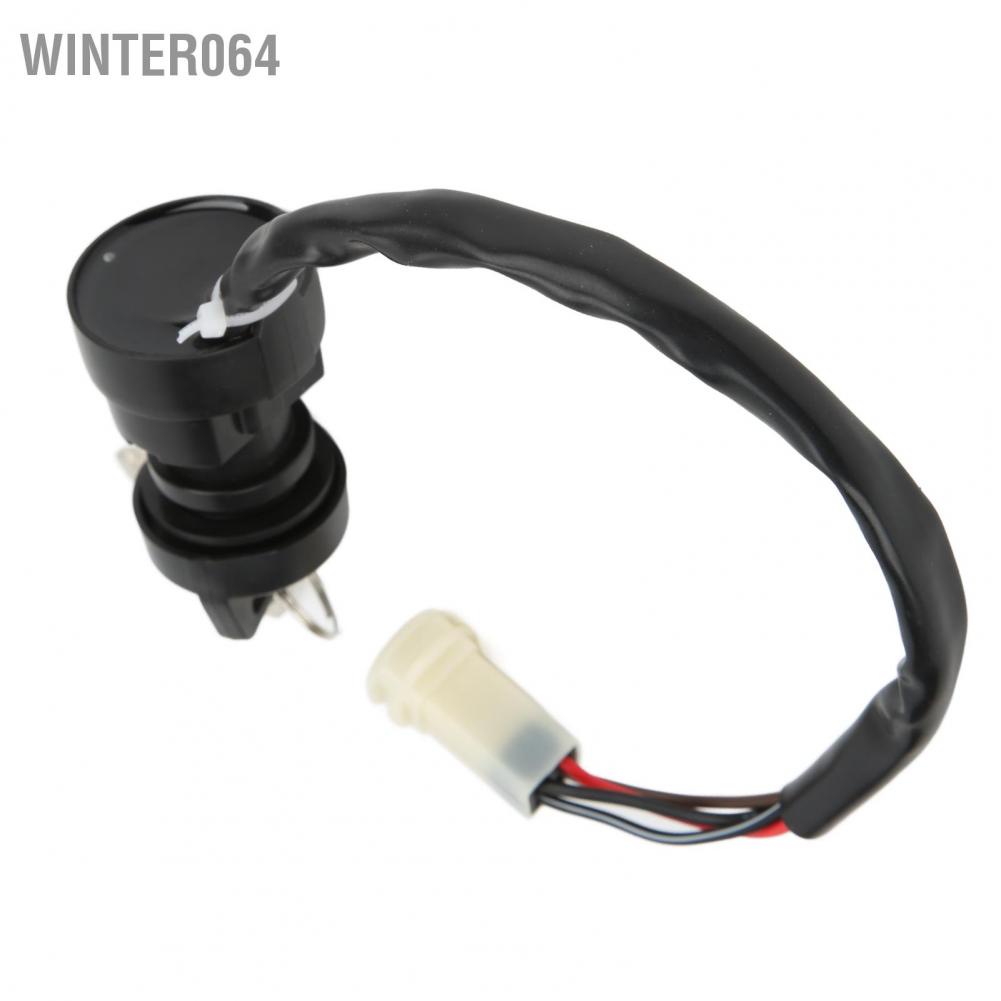 Winter064 Ignition Switch with 2 Keys 2FJ‑82510‑02‑00 Plug and Play Replacement for Badger 80 YFM80 ATV 1985‑1998