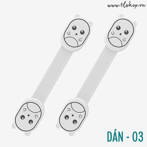 CHỐT KHÓA GÀI TỦ LẠNH HÌNH CÚN - KHÓA DÂY AN TOÀN MÃ 03