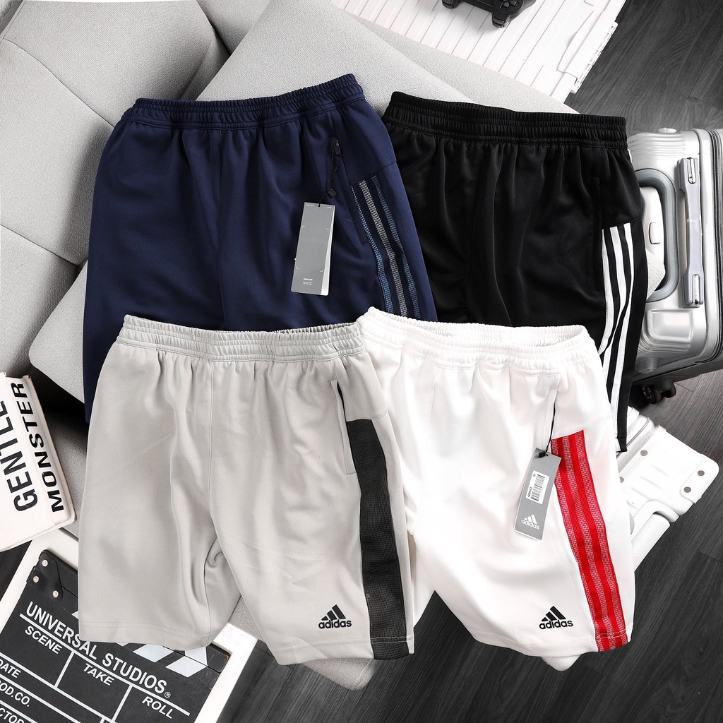 Quần short thể thao nam, quần thun chạy bộ tập gym, chất thun co giãn tốt dày dặn lên phom chuẩn - QSA11