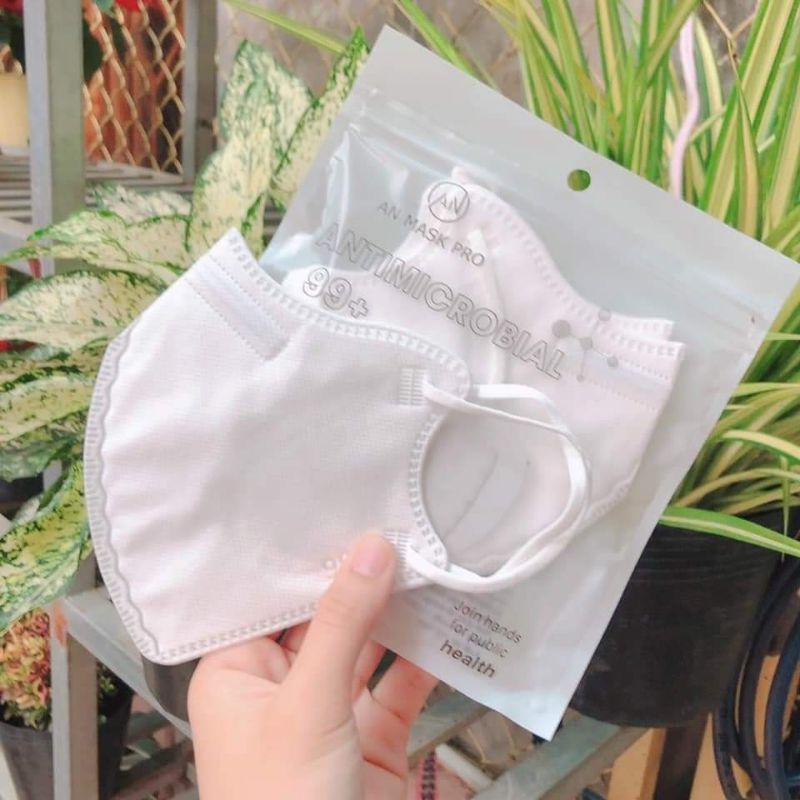Khẩu trang 6D mask công nghệ Hàn dày 5 lớp N99 kháng khuẩn, hàng chính hãng