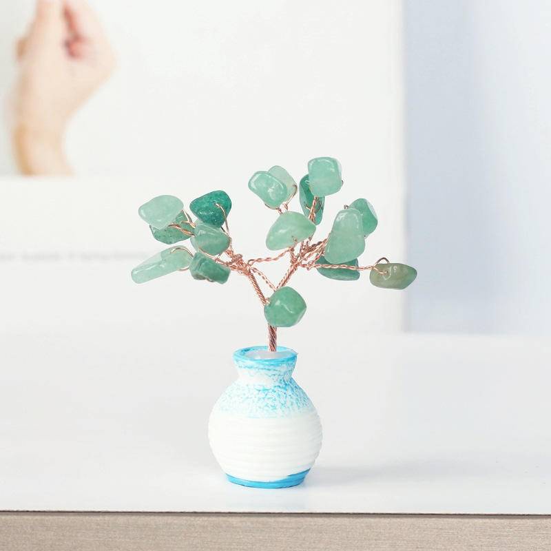 Cây Đá Thạch Anh Tím mini Để Bàn Trang Trí Nhà Cửa / Xe Hơi