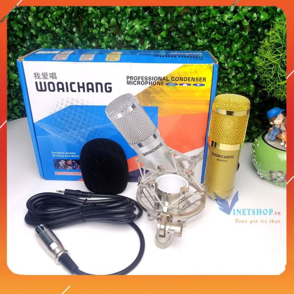 Micro WOAICHANG BM-900 Livestream Hát Karaoke Online✨Chính hãng - Bảo hành 6 tháng