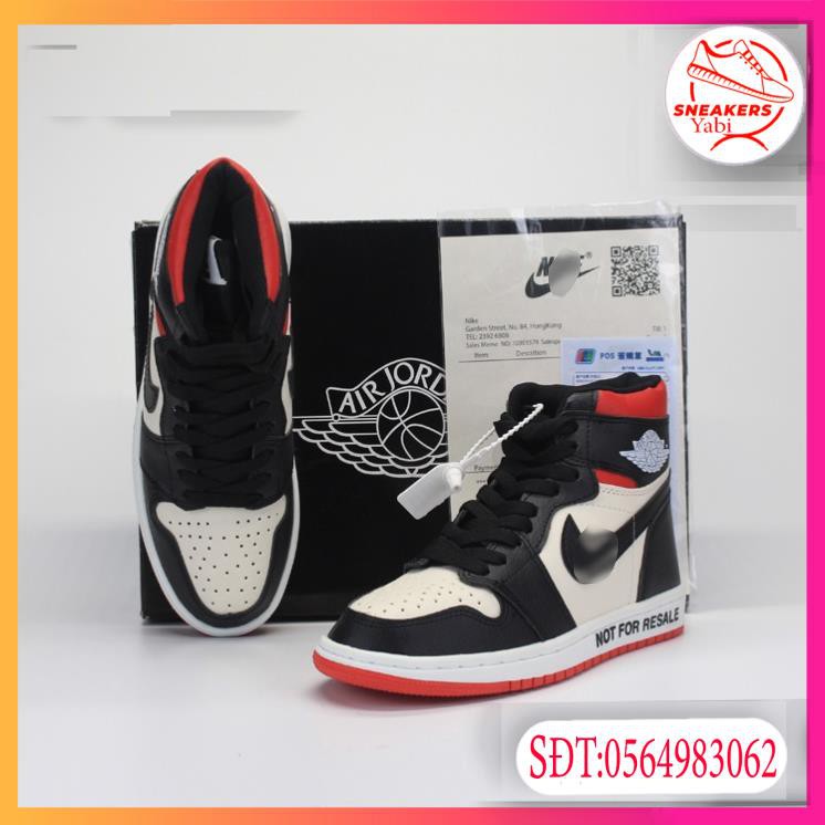 💥FREE SHIP-HÀNG QUẢNG CHÂU💥Giày thể thao sneaker jordan panda JD đỏ đen cao cổ full  box 1.1 -Yabi