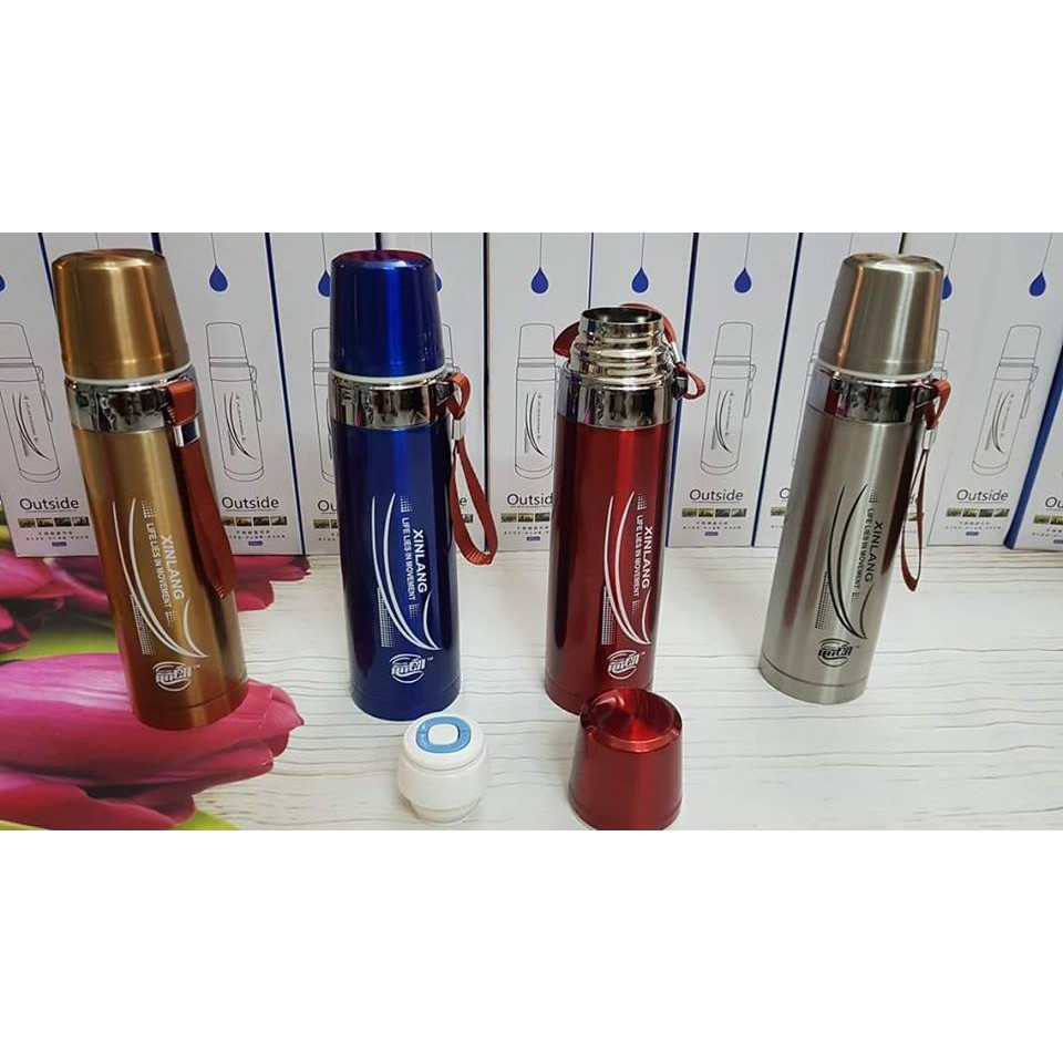 Bình giữ nhiệt inox 3 lớp 800ml ly cốc cách nhiệt siêu sịn
